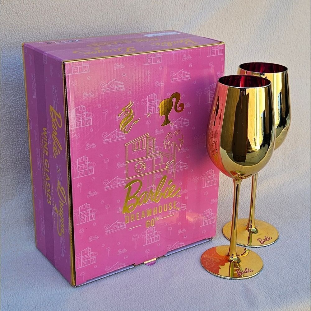 Barbie x Dragon Dreamhouse Wine Glasses - Set of 2